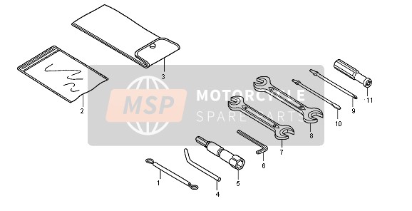 Honda SH300AR 2008 Outils pour un 2008 Honda SH300AR